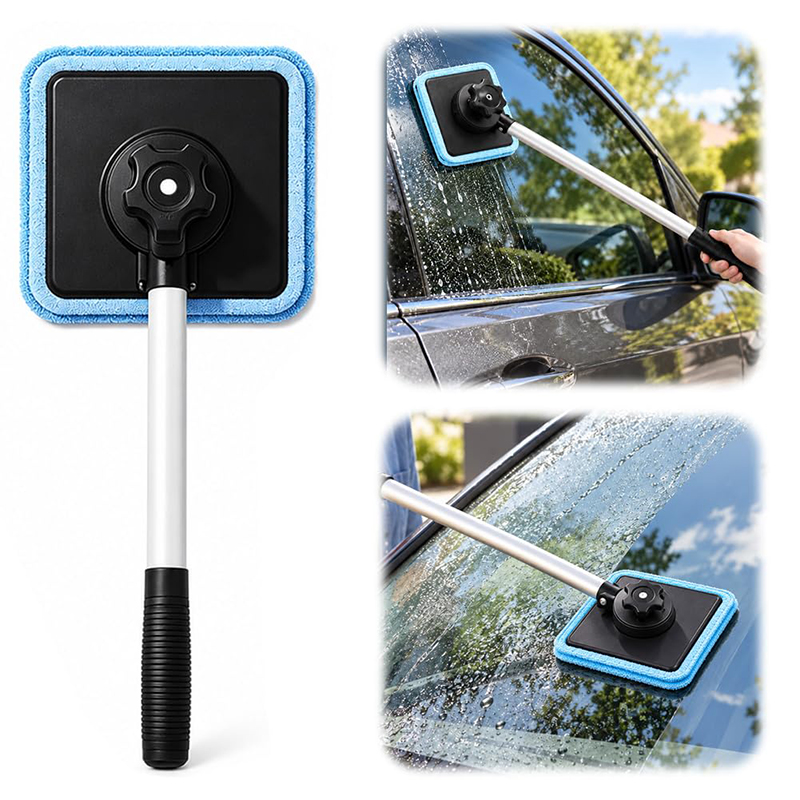 Glass Cleaner Streak - 2026 Upgrade Magnetic Car Window Cleaner