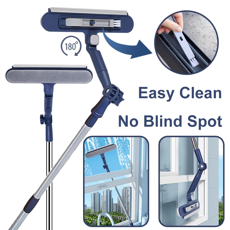 Glass Cleaner Streak - Double Sided Window Cleaner High Rise