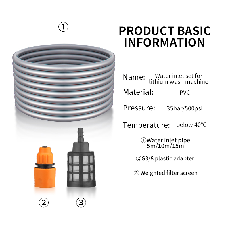 G3/8 Water Inlet Pipe Set For  - Car Shampoo Ph review and price