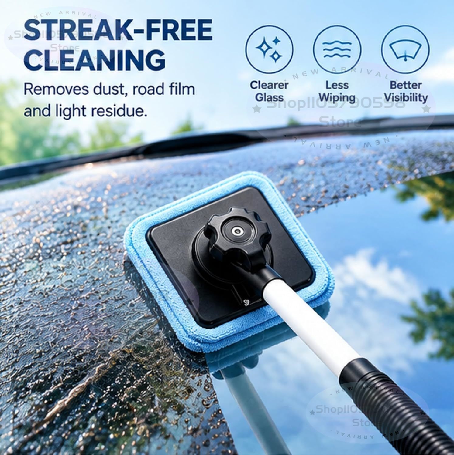 2026 Dual Magnetic Car Windshi - Glass Cleaner Streak review and price