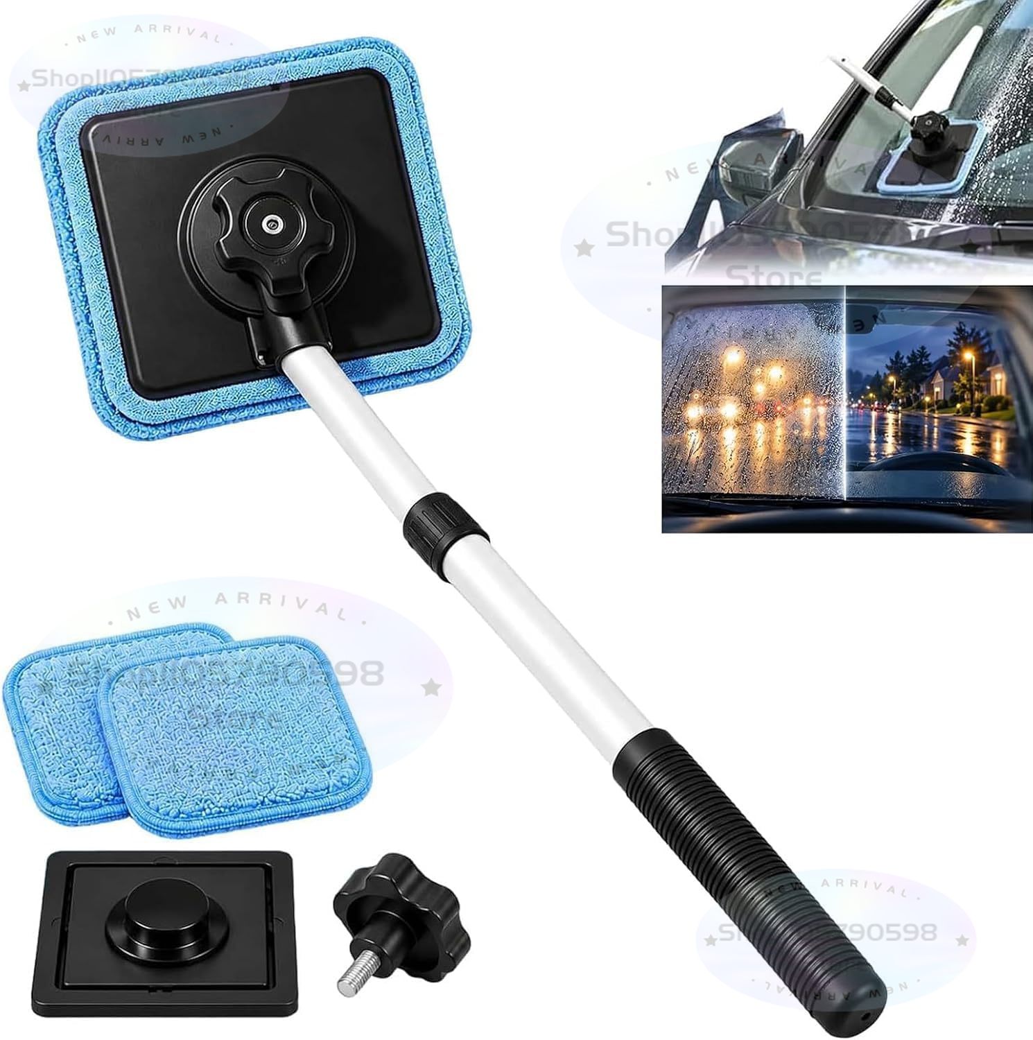 2026 Dual Magnetic Car Windshi - Glass Cleaner Streak review and price
